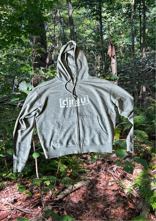 grey natureboy zip hoodie